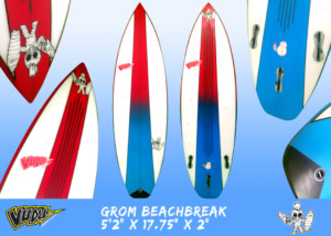 Vudu grom beachbreak surfboard