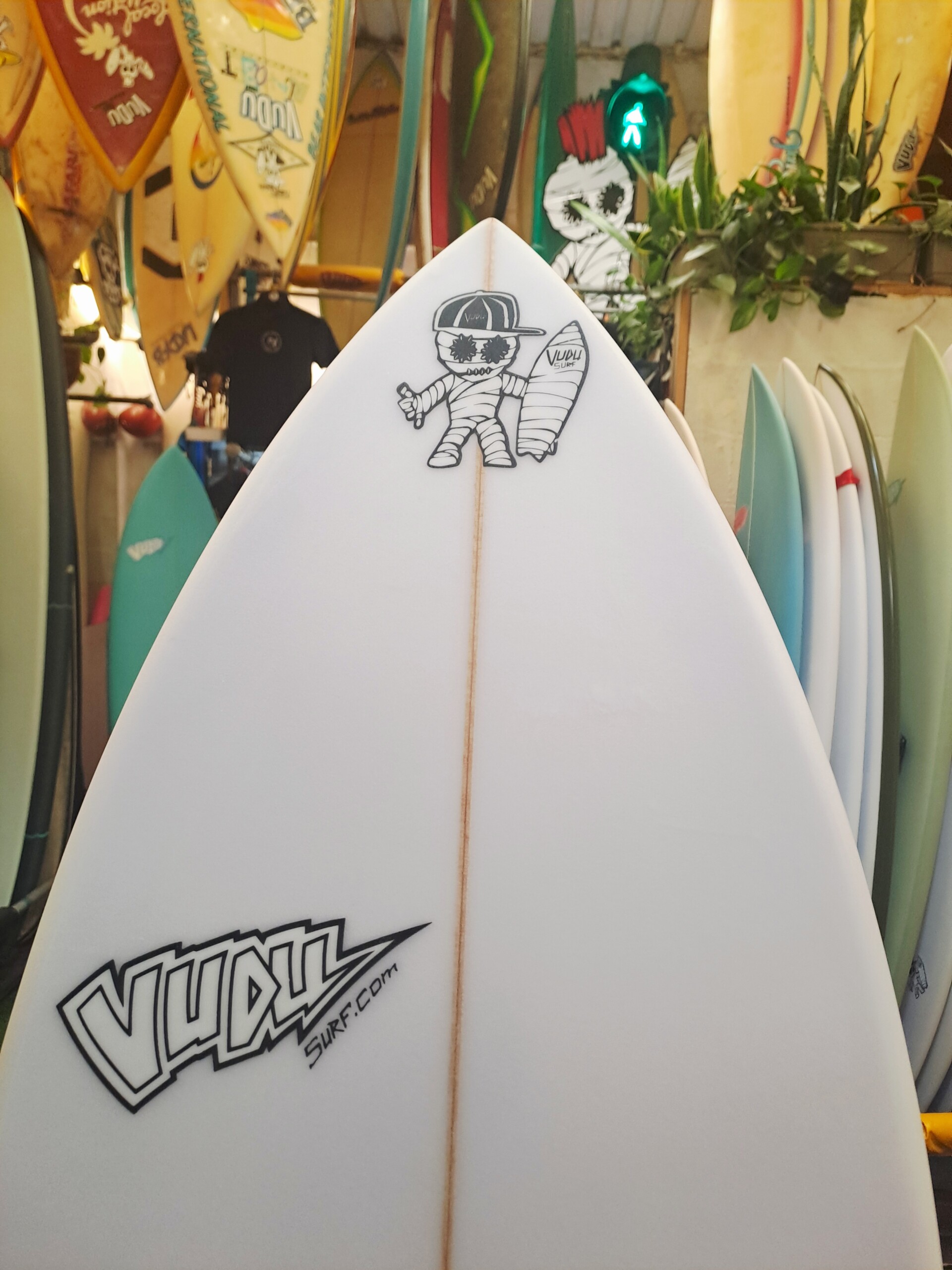 NEW SURFBOARD VUDU TEARDROP 6'1" X 20.5" X 2.65" 35L -Intermediate Surfer - Image 5