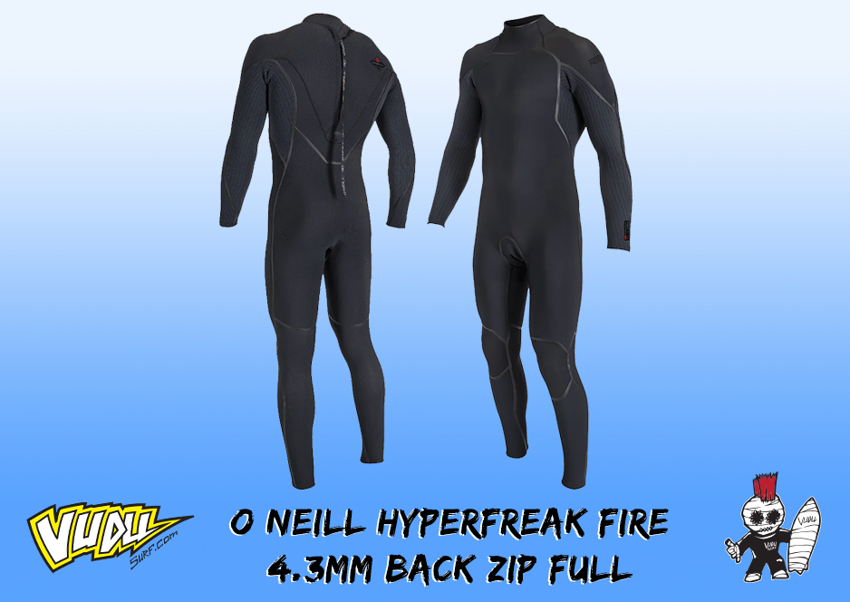 HYPERFREAK FIRE 4/3MM+ BACK ZIP FULL WETSUIT