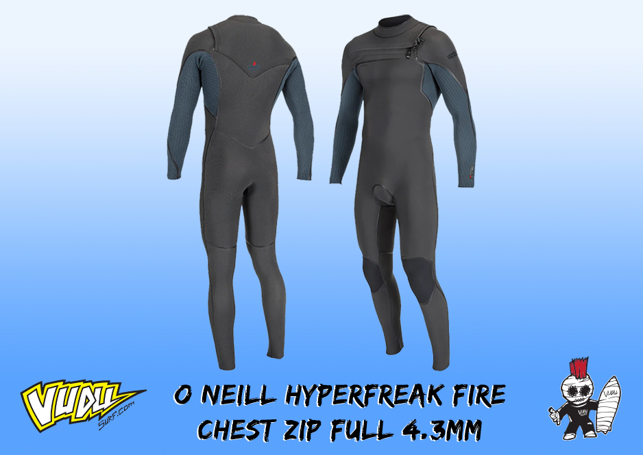 HYPERFREAK FIRE 4/3MM+ CHEST ZIP FULL WETSUIT