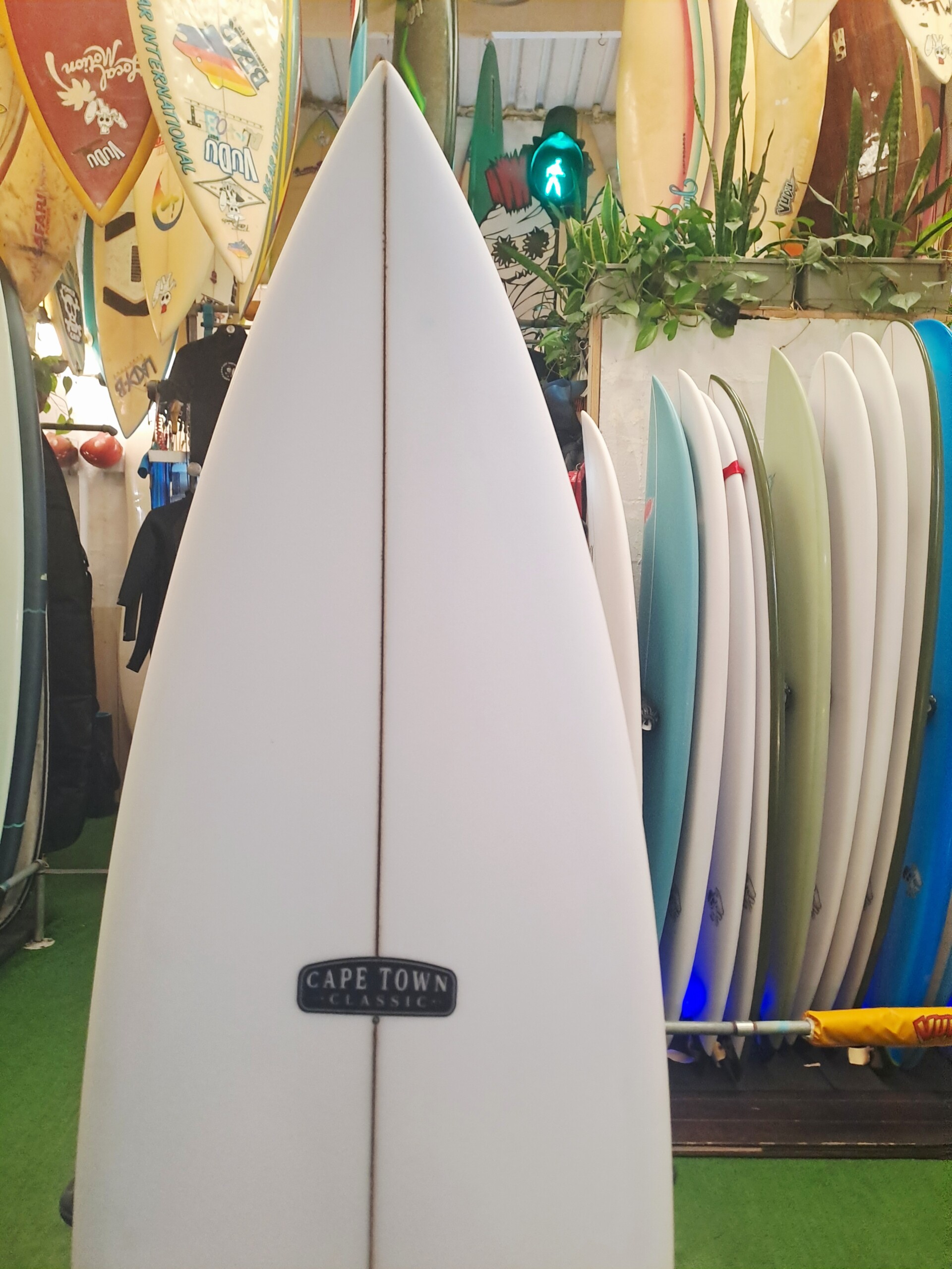 NEW SURFBOARD CAPE TOWN CLASSIC STEP -UP 6'2" 19.5 X 2.625" 34L ADVANCED black spray - Image 7